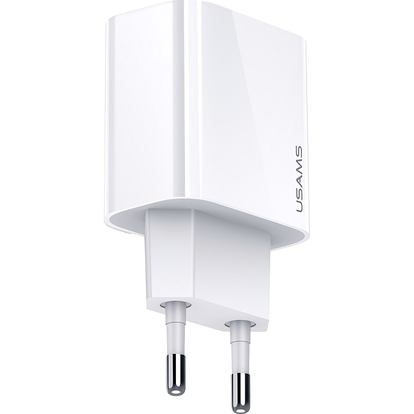 Incarcator retea Usams T34 USB, 1 X USB Tip-C, Quick Charge, 20W, Alb
